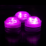 Pink Submersible LED Lights (Pack of 6pcs) Free Shipping 